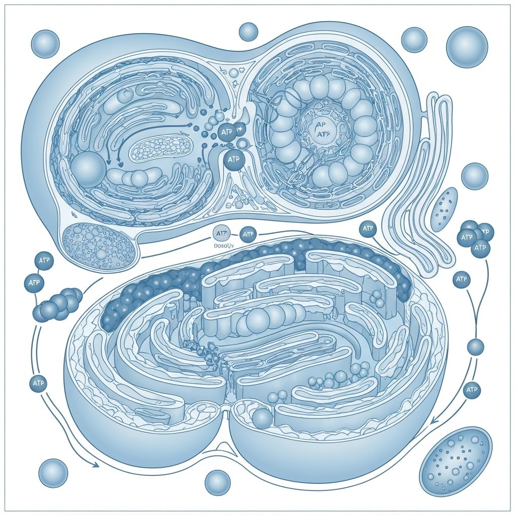 Mitochondrien und zelluläre Strukturen